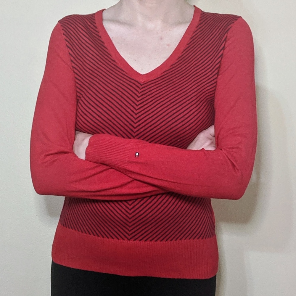 Tommy Hilfiger Red Sweater | Sz S